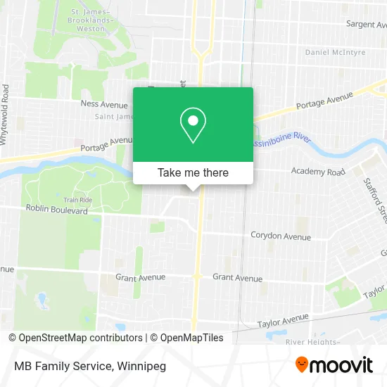 MB Family Service map