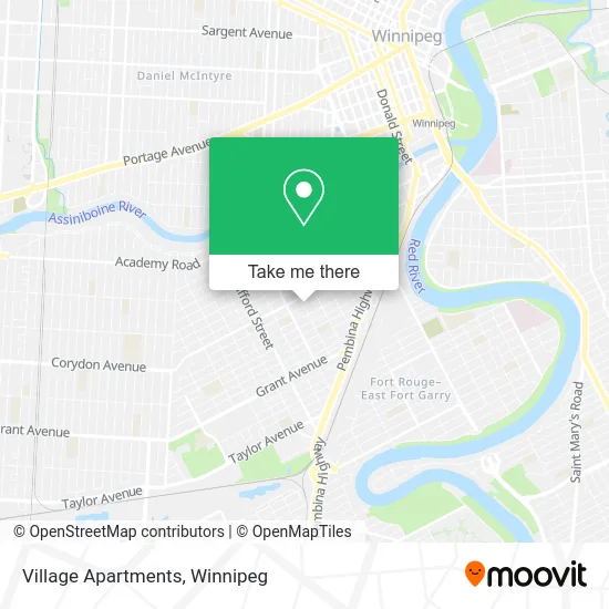 Village Apartments map