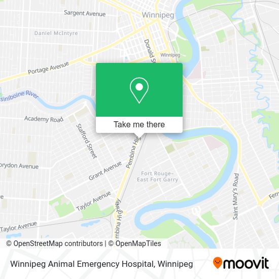 Winnipeg Animal Emergency Hospital plan