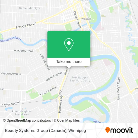 Beauty Systems Group (Canada) map