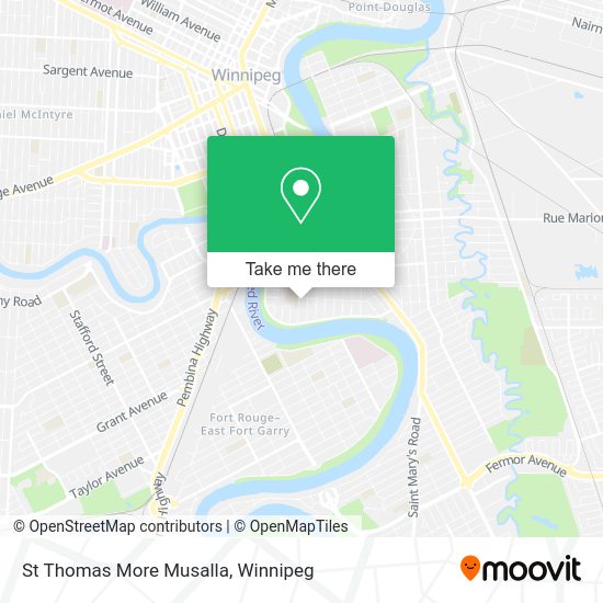 St Thomas More Musalla map