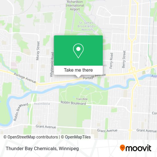 Thunder Bay Chemicals map