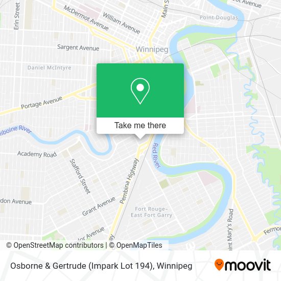 Osborne & Gertrude (Impark Lot 194) map