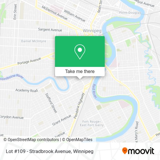 Lot #109 - Stradbrook Avenue map