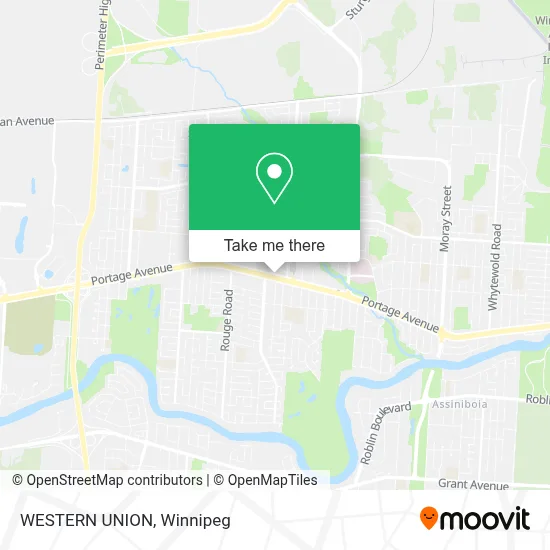 WESTERN UNION map