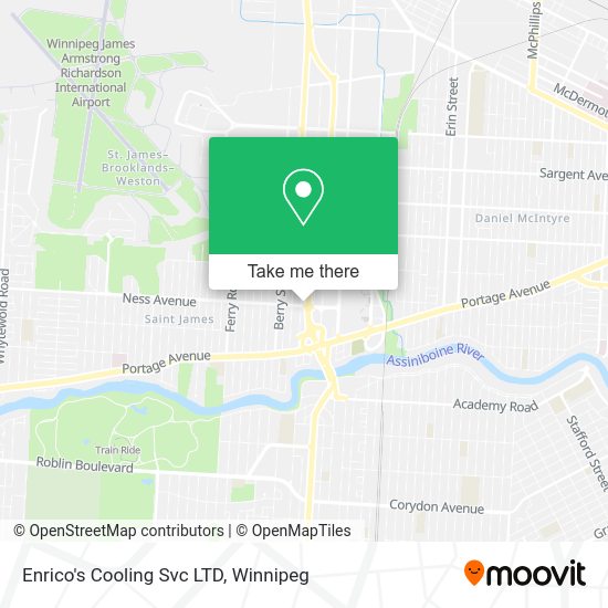 Enrico's Cooling Svc LTD map