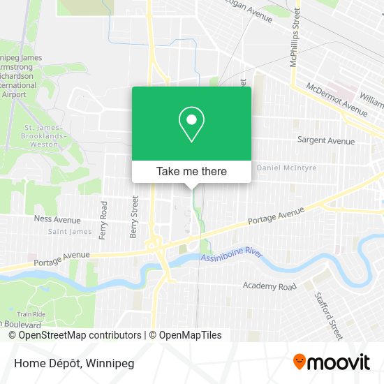 Home Dépôt plan