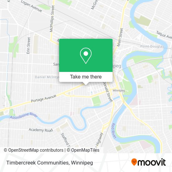 Timbercreek Communities map