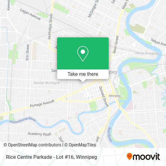 Rice Centre Parkade - Lot #16 map