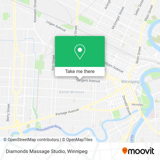 Diamonds Massage Studio map