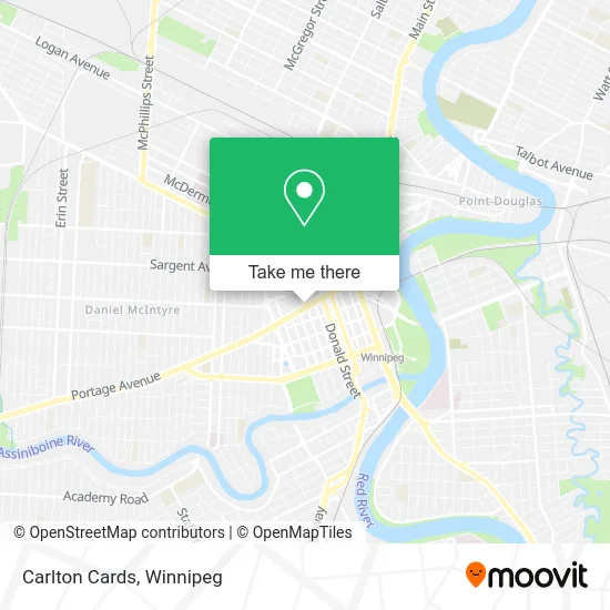 Carlton Cards map