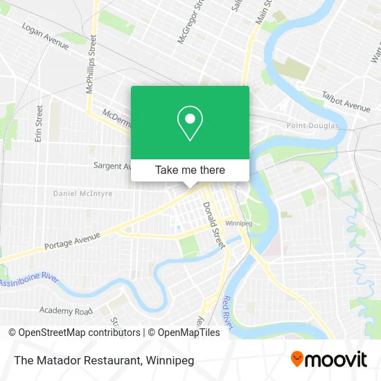 The Matador Restaurant map