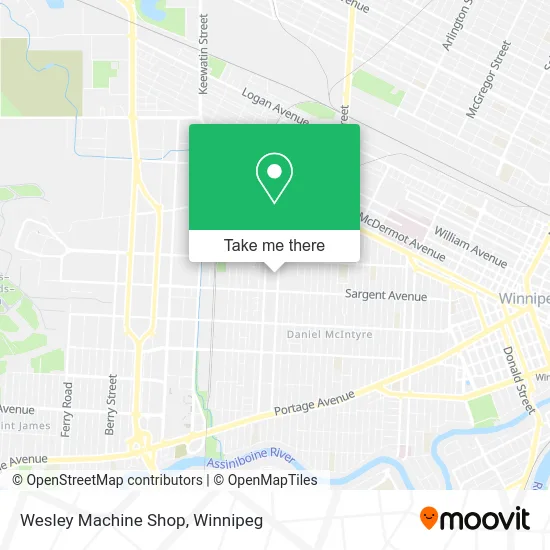Wesley Machine Shop map