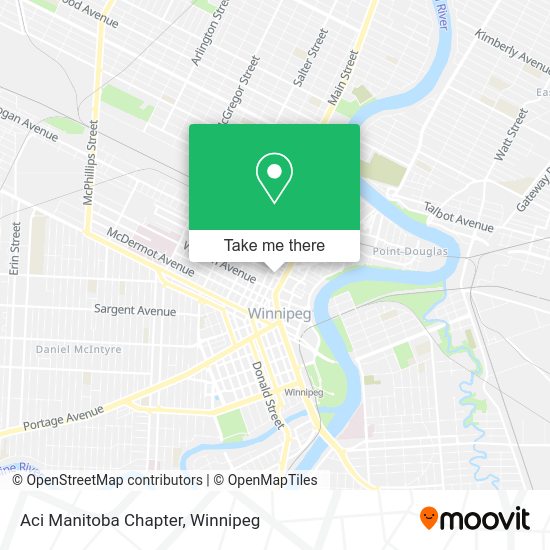 Aci Manitoba Chapter map