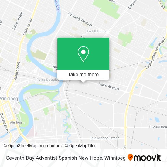 Seventh-Day Adventist Spanish New Hope map