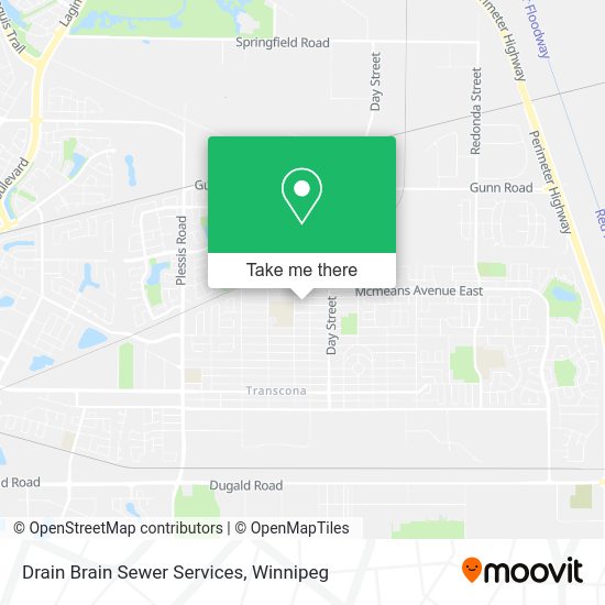 Drain Brain Sewer Services map