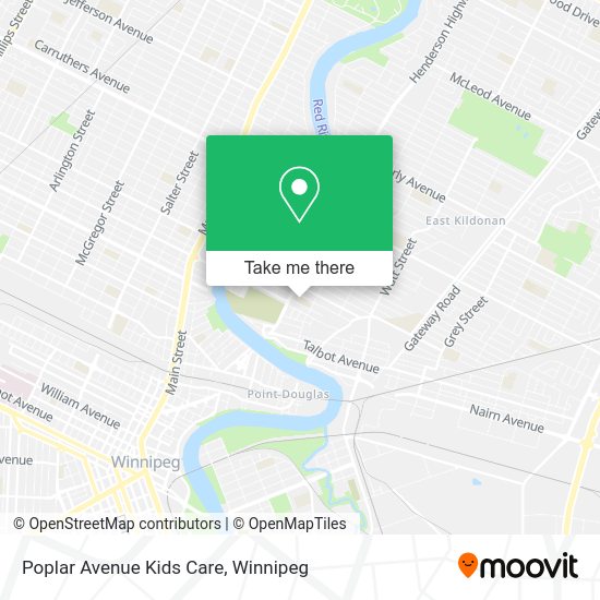 Poplar Avenue Kids Care map