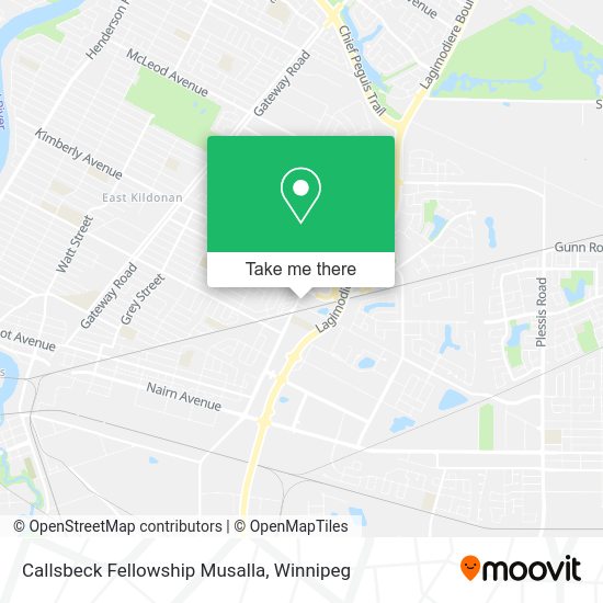Callsbeck Fellowship Musalla map