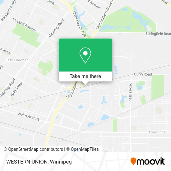 WESTERN UNION map