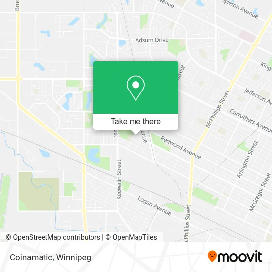 Coinamatic map