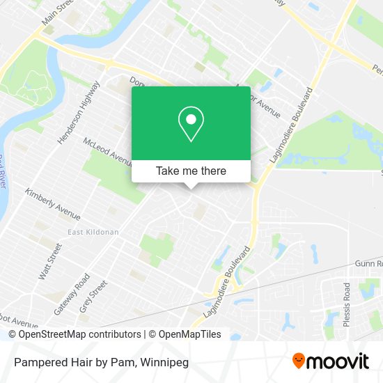 Pampered Hair by Pam map
