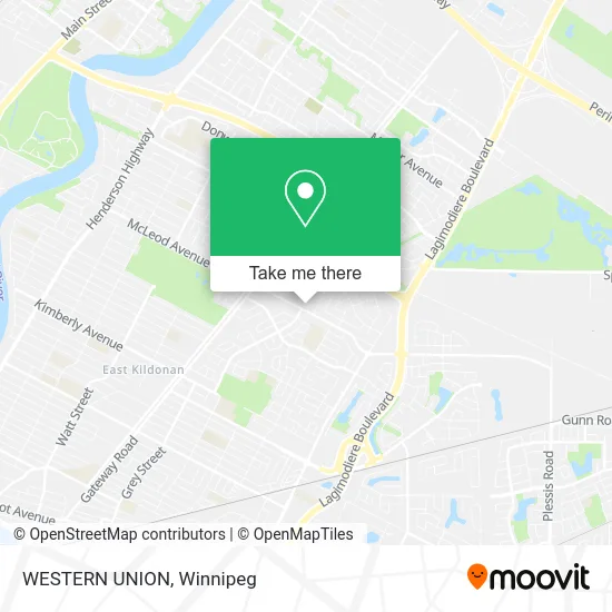 WESTERN UNION map