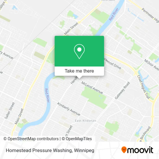 Homestead Pressure Washing map