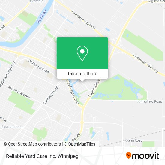 Reliable Yard Care Inc map