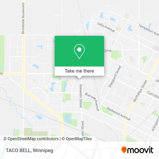 TACO BELL map