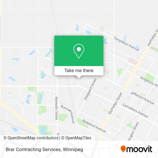 Brar Contracting Services map
