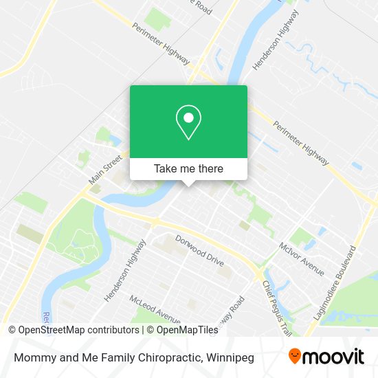 Mommy and Me Family Chiropractic map