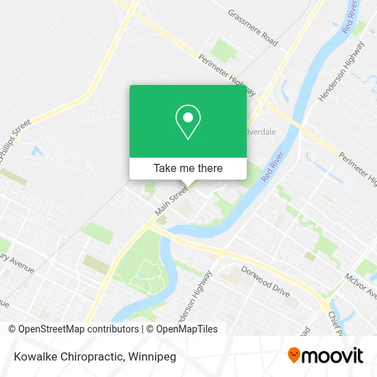 Kowalke Chiropractic map