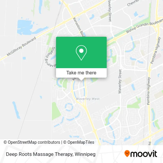 Deep Roots Massage Therapy map