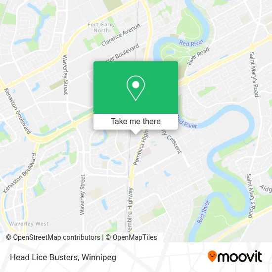 Head Lice Busters map