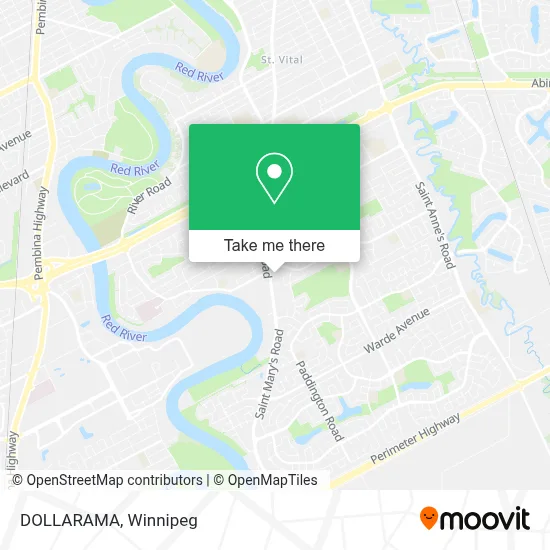 DOLLARAMA map