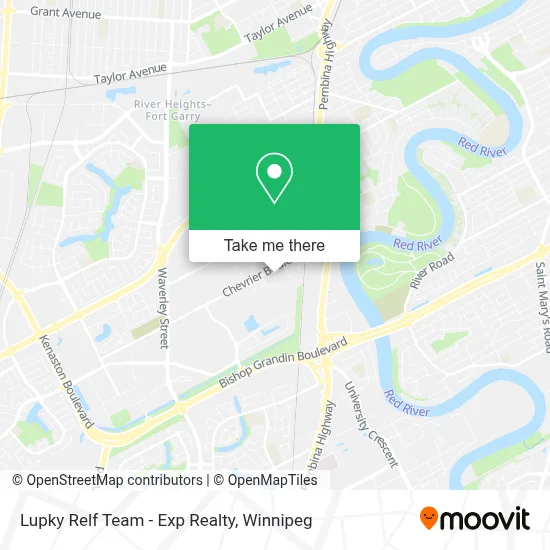 Lupky Relf Team - Exp Realty map