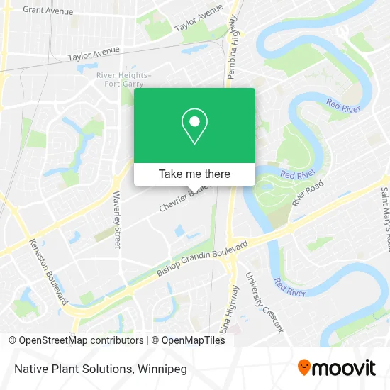 Native Plant Solutions map