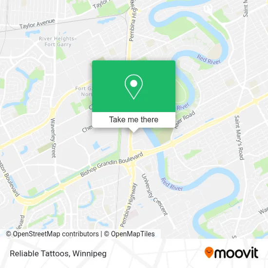 Reliable Tattoos map