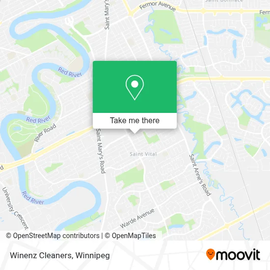 Winenz Cleaners map