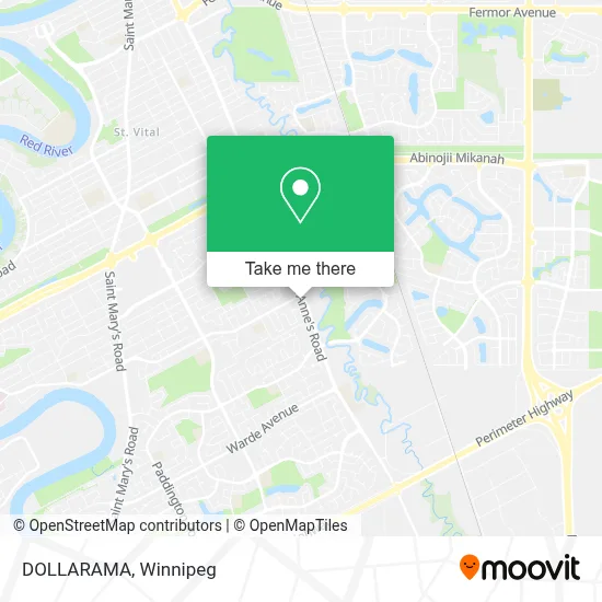 DOLLARAMA map