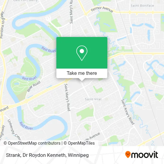 Strank, Dr Roydon Kenneth map