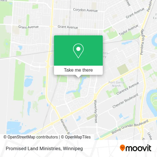 Promised Land Ministries map