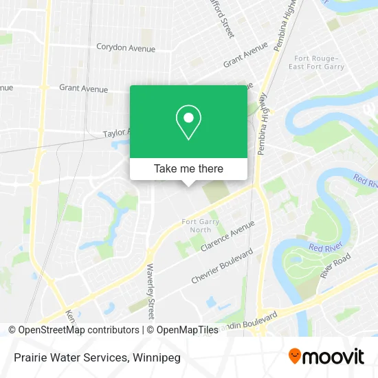 Prairie Water Services map