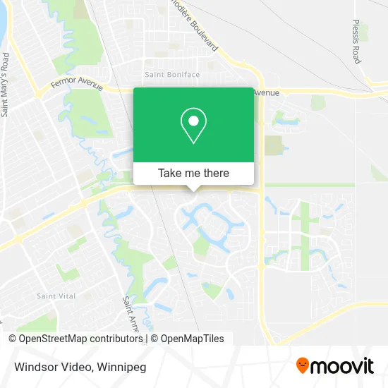 Windsor Video map