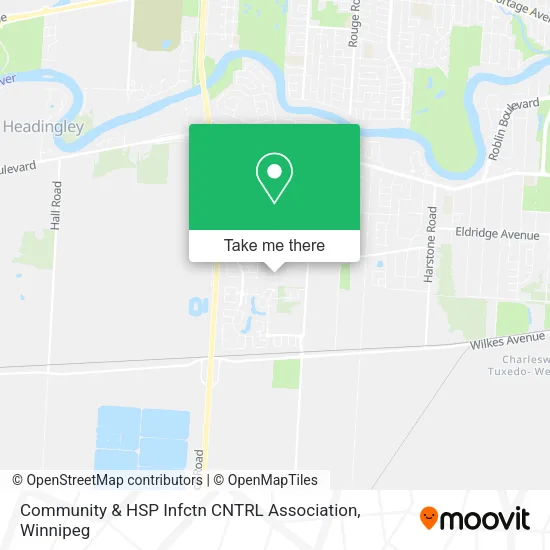 Community & HSP Infctn CNTRL Association map