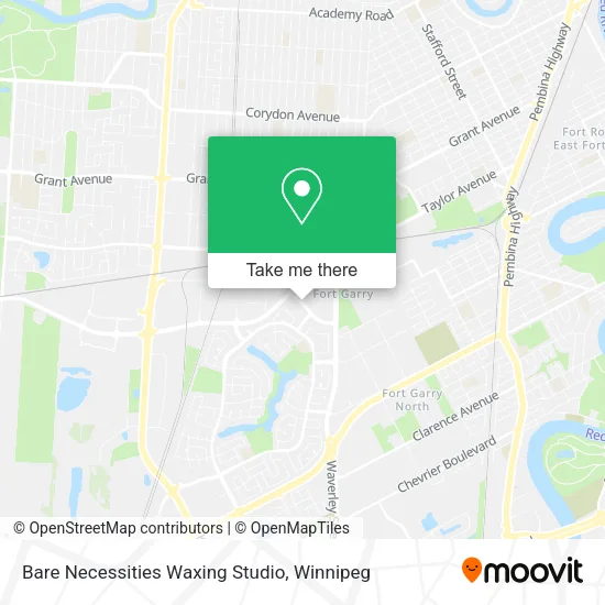 Bare Necessities Waxing Studio map