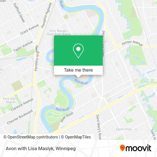 Avon with Lisa Maslyk map
