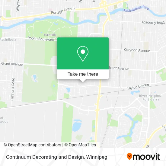 Continuum Decorating and Design map