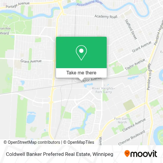 Coldwell Banker Preferred Real Estate map