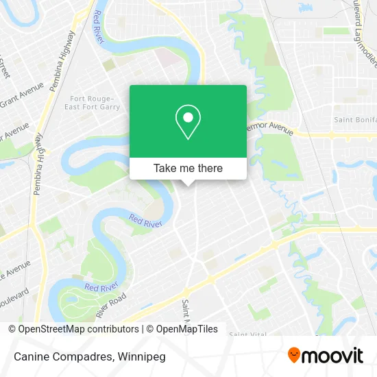 Canine Compadres map